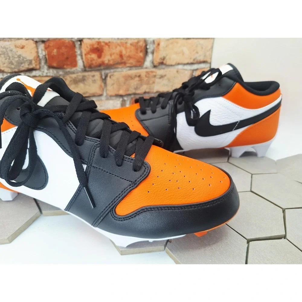 Air Jordan 1 Low TD Shattered Backboard Men's Size 15 Football Cleats FJ6245-801